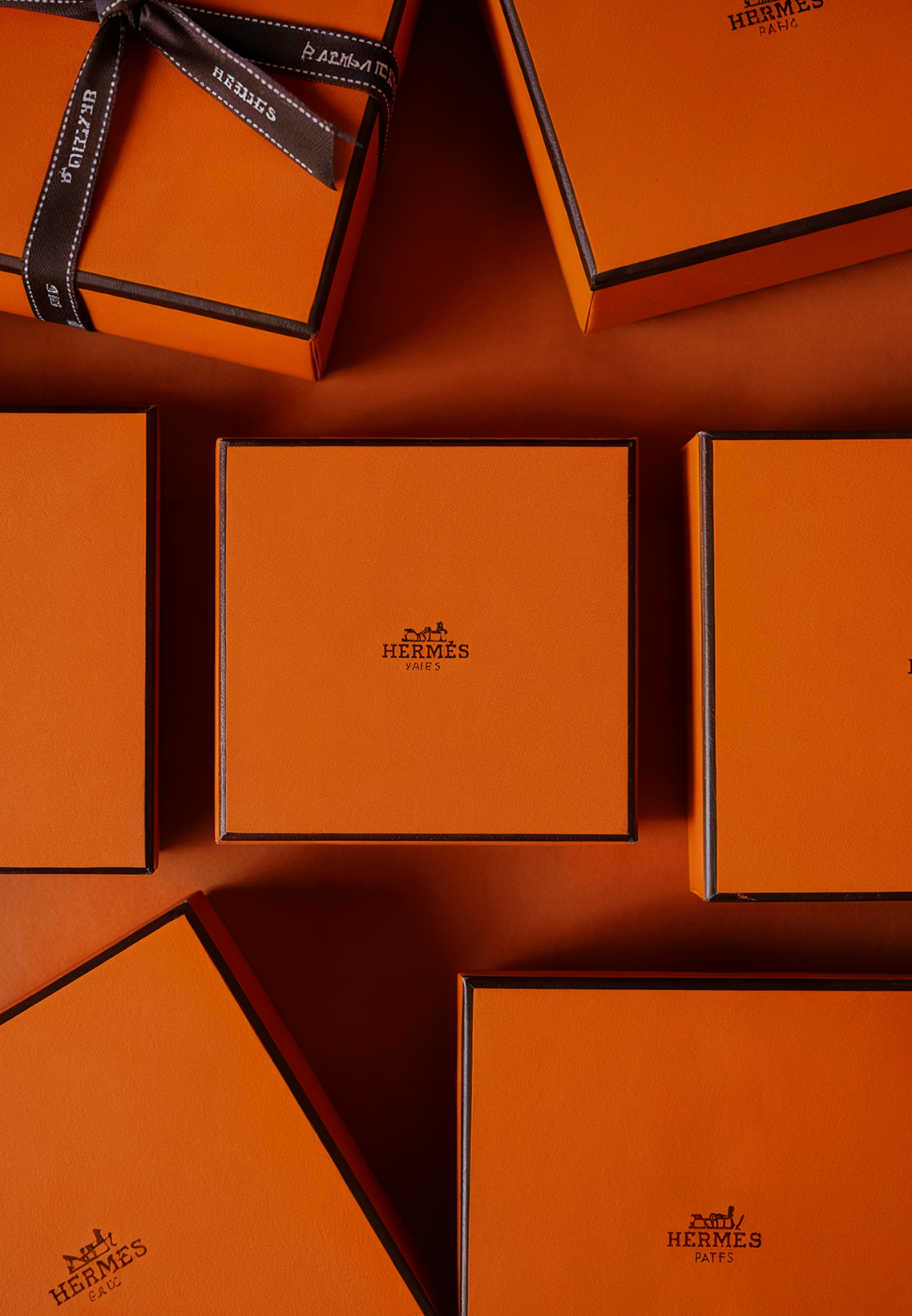 Hermes Orange Boxes
